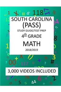 4th Grade SOUTH CAROLINA PASS TEST, 2019 MATH, Test Prep