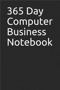 365 Day Computer Business Notebook