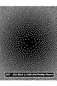 2019-2023 Black & White Dots Monthly Planner