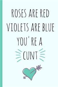 Roses Are Red Violets Are Blue You're a Cunt
