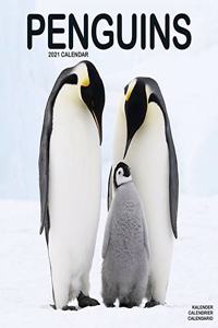Penguins 2021 Wall Calendar