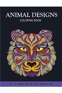 Animal Designs Coloring Book