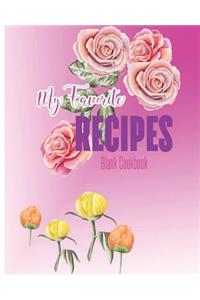 My Favorite Recipes Blank Cookbook