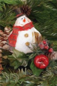Snowman - Lined Notebook with Margins