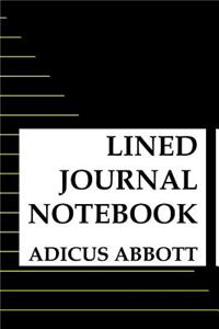 Lined Journal Notebook