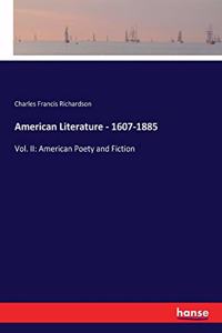 American Literature - 1607-1885