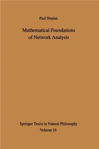 Mathematical Foundations of Network Analysis