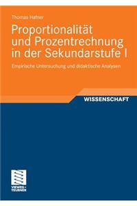 Proportionalität und Prozentrechnung in der Sekundarstufe I