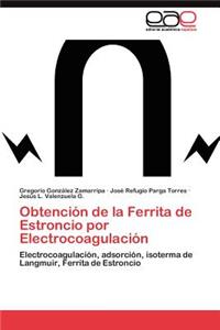 Obtención de la Ferrita de Estroncio por Electrocoagulación