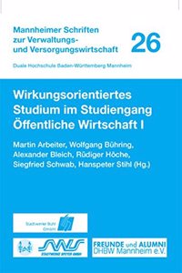 Wirkungsorientiertes Studium Im Studiengang Öffentliche Wirtschaft I