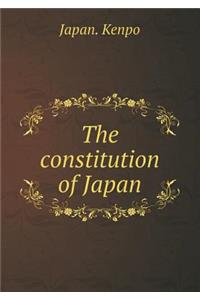 The constitution of Japan