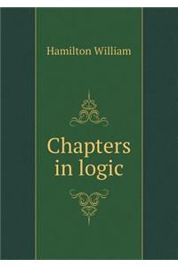 Chapters in logic