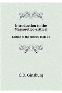 Introduction to the Massoretico-critical Edition of the Hebrew Bible 01