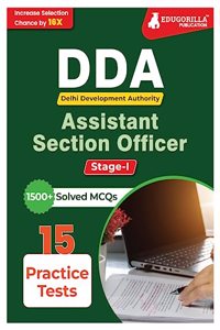 DDA (Delhi Development Authority) Assistant Section Officer Stage I (English Edition) Book 2023 - 10 Full Length Mock Tests (Paper I and Paper III) with Free Access to Online Tests