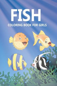 Fish Coloring Book For Girls