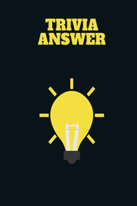 Trivia answers book