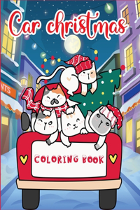 Car Christmas Coloring Book