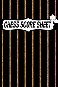 Chess Score Sheet