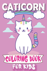 Caticorn Coloring Book For Kids