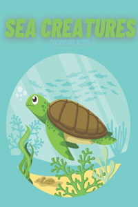 Sea Creatures Coloring Book