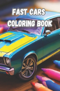Fast cars coloring book