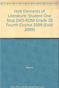 Holt Elements of Literature: Student One Stop DVD-ROM Grade 10 Fourth Course 2009