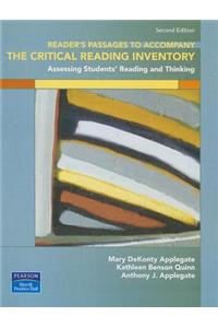 Readers' Passages for The Critical Reading Inventory