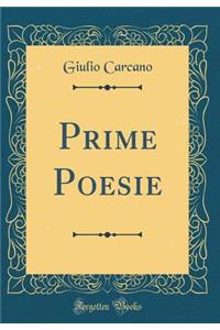 Prime Poesie (Classic Reprint)