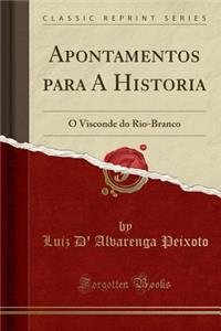 Apontamentos Para a Historia