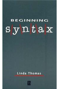 Beginning Syntax