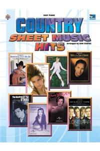 Country Sheet Music Hits