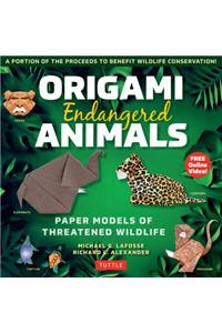 Origami Endangered Animals Kit