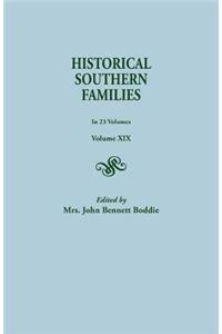 Historical Southern Families