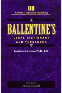 Ballentine's Legal Dictionary/Thesaurus