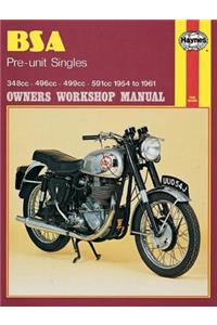 BSA Pre-unit Singles (54 - 61) Haynes Repair Manual