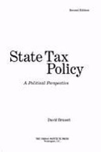 State Tax Policy