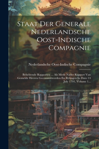 Staat Der Generale Nederlandsche Oost-indische Compagnie