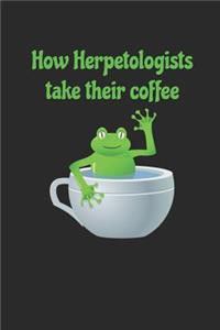 How Herpetologists Take Their Coffee
