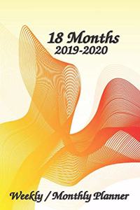18 Months 2019-2020 Weekly / Monthly Planner