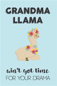 Grandma Llama Aint Got Time For Your Drama