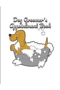 Dog Groomer's Appointment Book