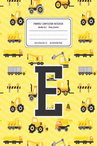 Primary Composition Notebook Grades K-2 Story Journal E