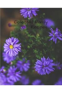 Collected Family Recipes: Blank Recipe Book to Collect Recipes You Love in, Your Own Custom Cookbook, this 8 x 10 132 page journal has room for 63 recipes giving you two hole