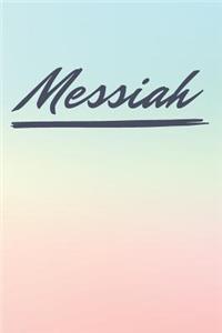 Messiah: Personalized Messiah Journal / Birthday Gift / Greeting Card / Diary Name Gift Alternative