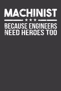 Machinist Because Engineers Need Heroes Too