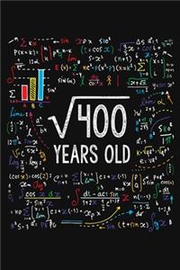 Square Root Of 400 Years Old