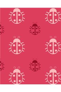 Back To School Notebook - Cute Ladybug Design with SOFT Cover
