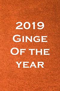 2019 Ginge of the Year
