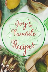 Joy's Favorite Recipes