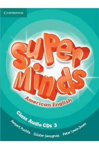 Super Minds American English Level 3 Class Audio CDs (3)